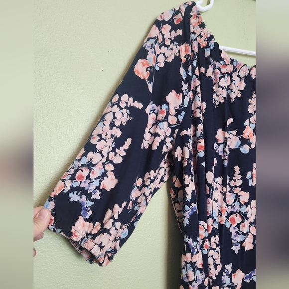 J. Jill Floral Bohemian Blouse Size XL - Picture 3 of 4